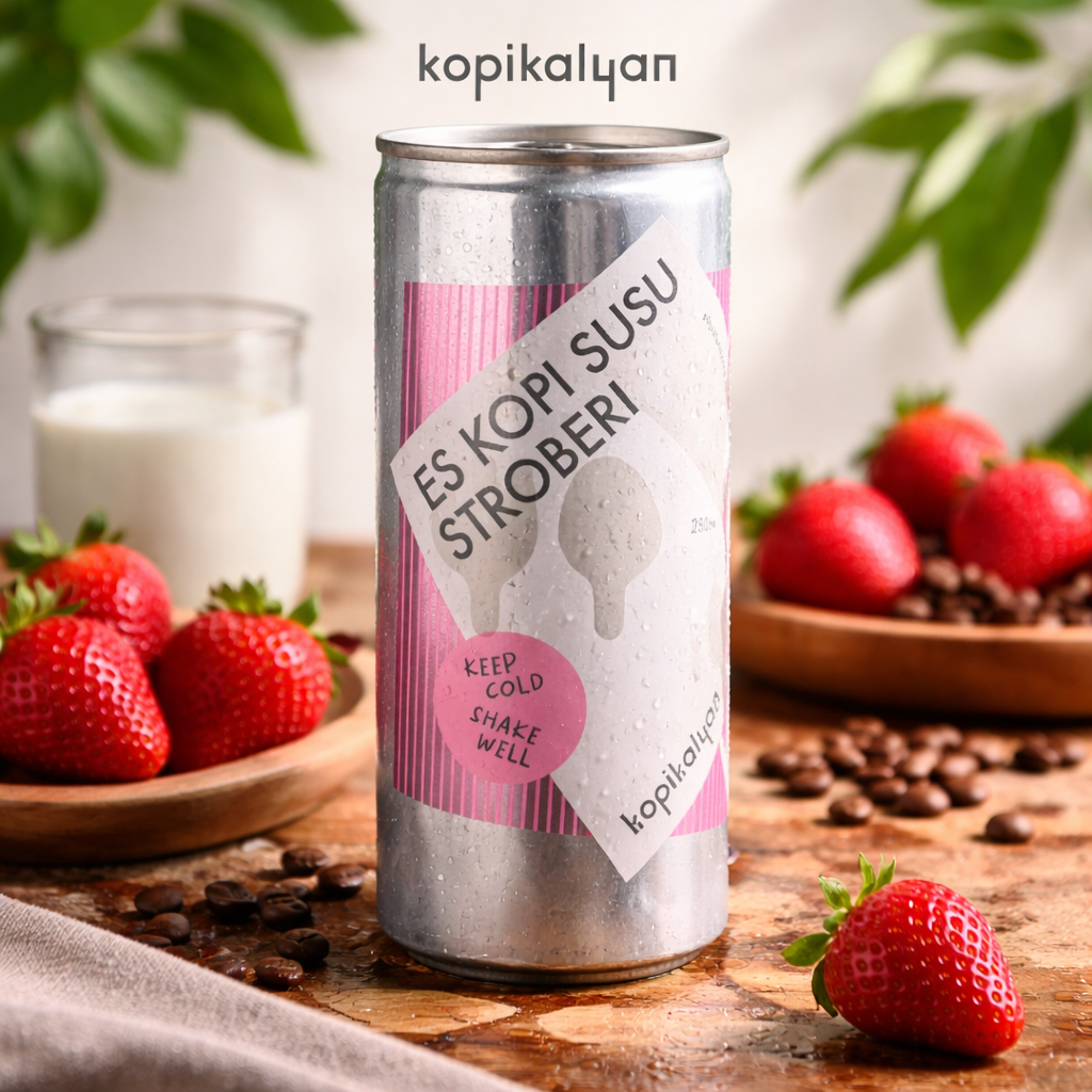 Es Kopi Susu Stroberi To-Go