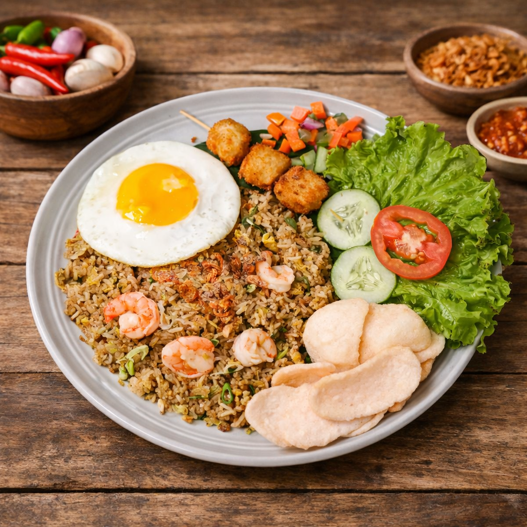 Nasi Goreng Teri Udang